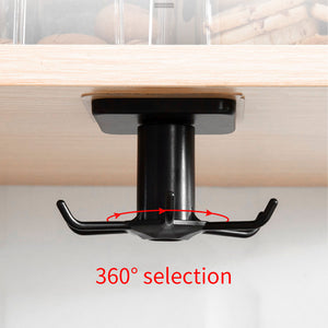 360 Degrees Self Adhesive Rotated Kitchen Hooks