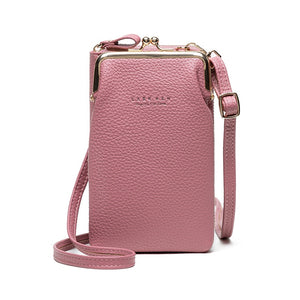 Women Phone Bag Solid Crossbody Bag