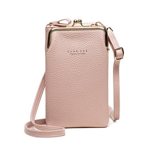 Women Phone Bag Solid Crossbody Bag