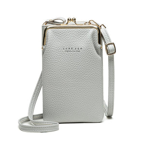 Women Phone Bag Solid Crossbody Bag