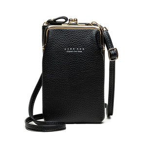 Women Phone Bag Solid Crossbody Bag