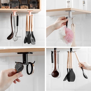 360 Degrees Self Adhesive Rotated Kitchen Hooks