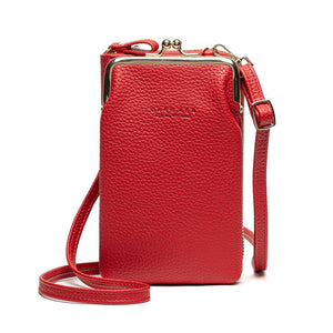 Women Phone Bag Solid Crossbody Bag